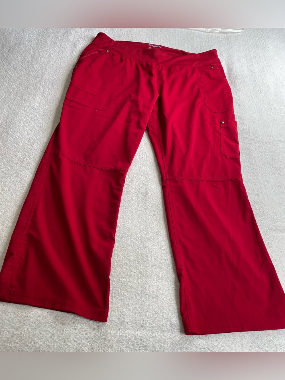 healing hands Purple Label Yoga Pants - Red ~ Size XL P Medical Staff